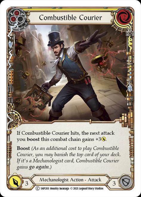 Combustible Courier (Yellow) Non-foil English