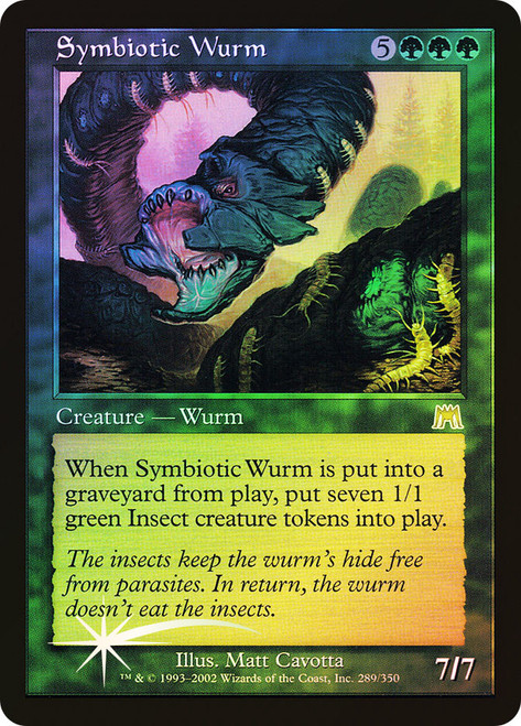 Symbiotic Wurm\nOnslaught\nSingle\nMagic The Gathering