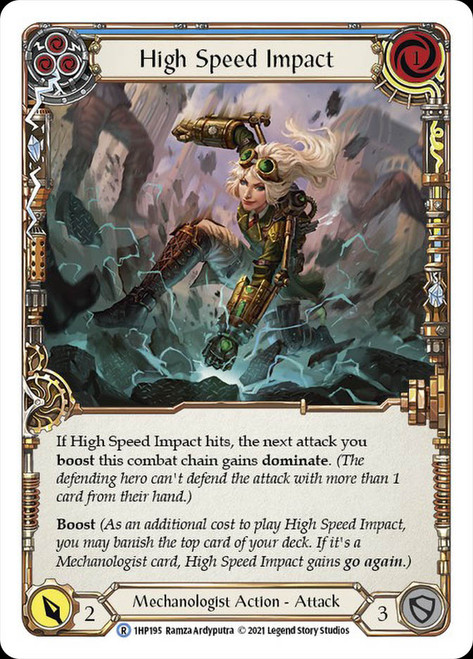 High Speed Impact (Blue) Non-foil English