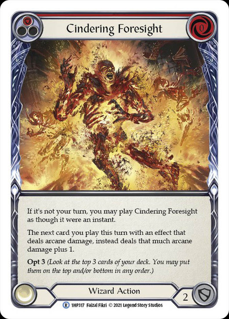 Cindering Foresight (Red) Non-foil English