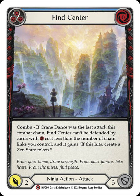 Find Center Non-foil English