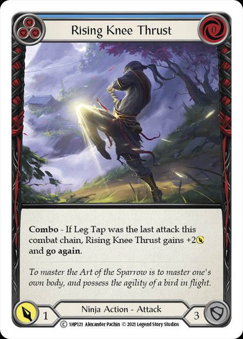 Rising Knee Thrust (Blue) Non-foil English