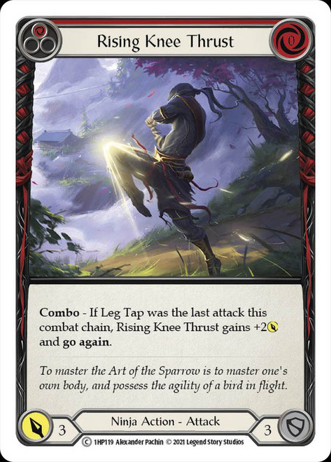 Rising Knee Thrust (Red) Non-foil English