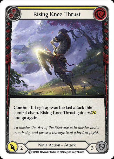 Rising Knee Thrust (Yellow) Non-foil English