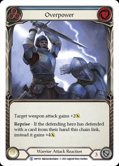 Overpower (Blue) Non-foil English
