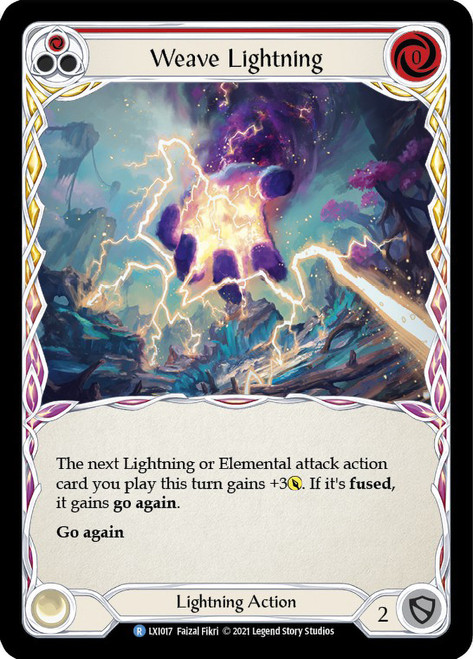 Weave Lightning (Red) Non-foil English