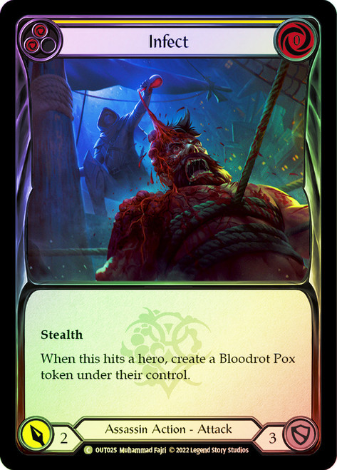 Infecting Shot 赤 Marvel promo Infect (Red) | Outsiders | Star City Games