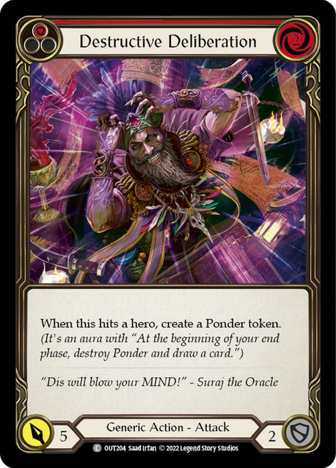 Destructive Deliberation Red Singles