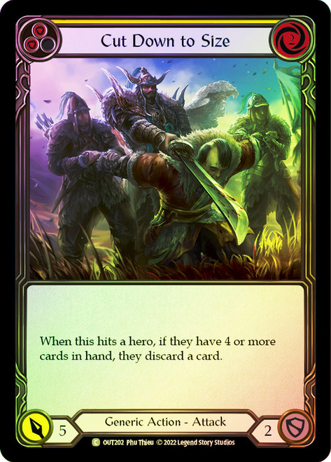 Cut Down To Size Yellow