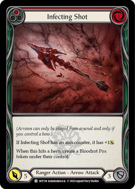 その他 FAB Flesh and Blood Infecting Shot RedCF Infect (Red) | Outsiders | Star City Games