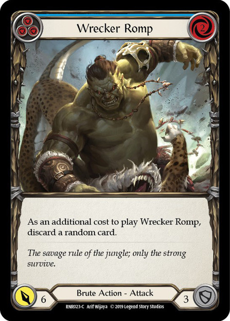 Wrecker Romp (Blue) Non-foil English