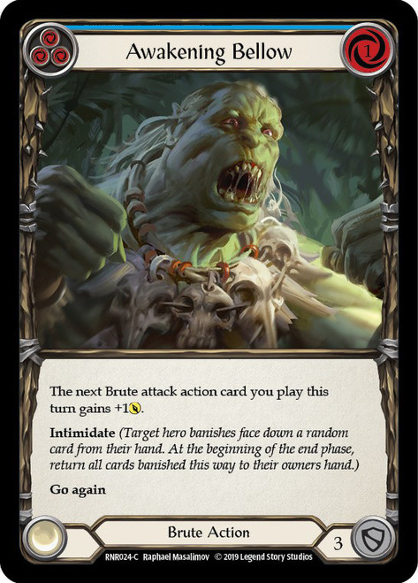 Awakening Bellow (Blue) Non-foil English