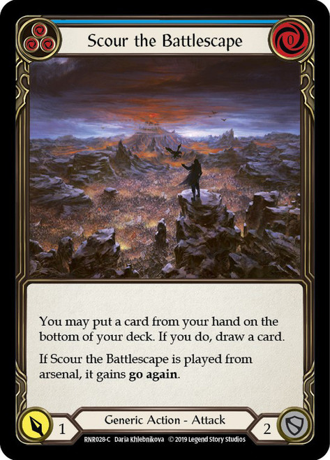 Scour the Battlescape (Blue) Non-foil English