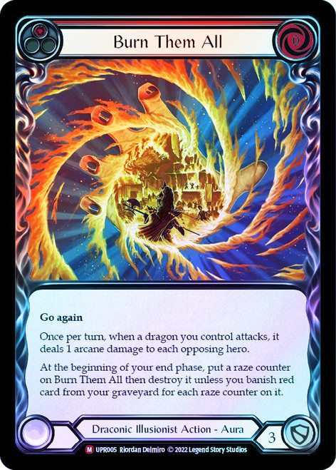 Burn Them All Cold Foil English