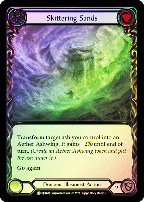 Skittering Sands (Yellow) Rainbow Foil English