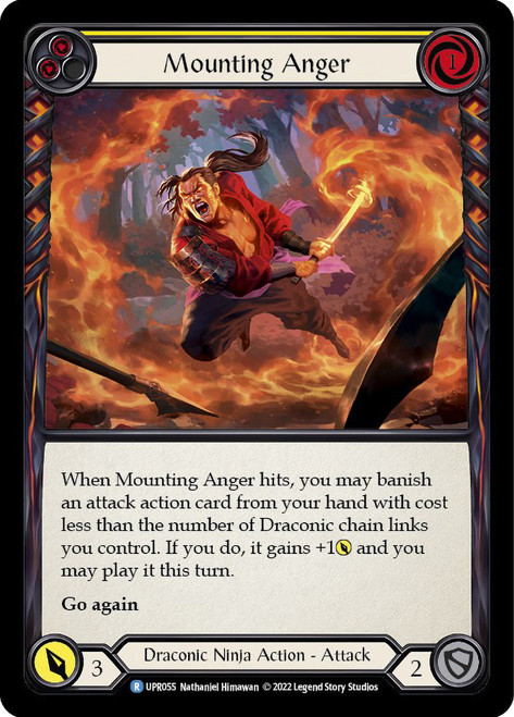 Mounting Anger (Yellow) Non-foil English