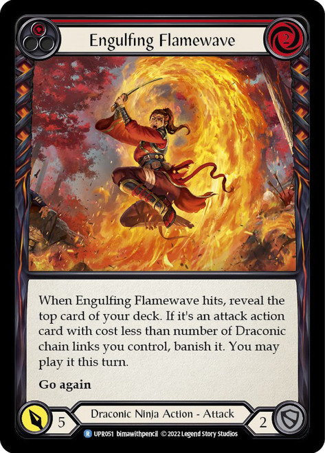 Engulfing Flamewave (Red) Non-foil English
