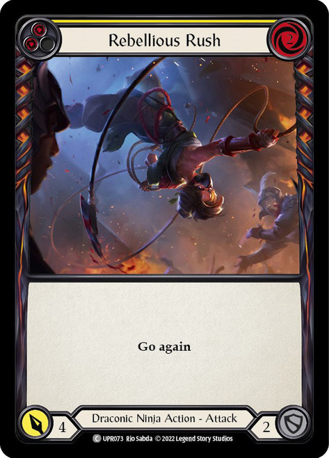 Rebellious Rush (Yellow) Non-foil English