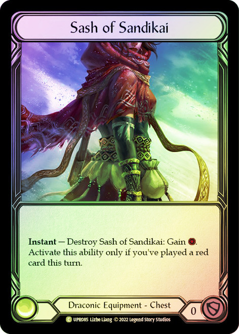 Sash of Sandikai Rainbow Foil English