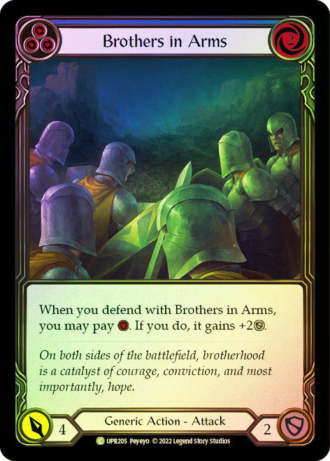 Brothers in Arms (Blue) Rainbow Foil English