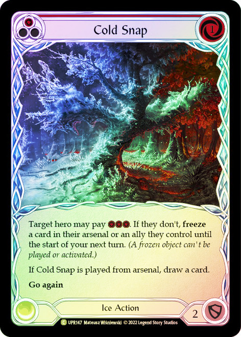Cold Snap (Red) Rainbow Foil English