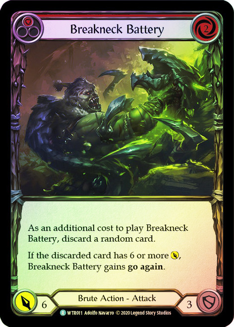 Breakneck Battery (Red) Rainbow Foil English