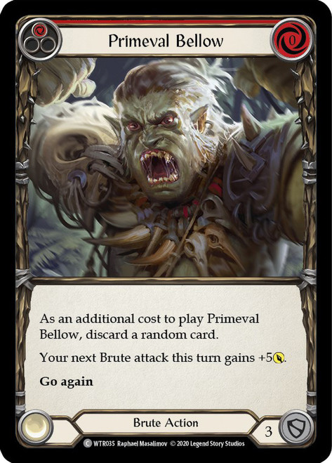 Primeval Bellow (Red) Non-foil English