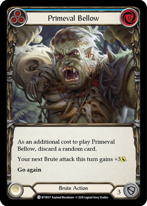 Primeval Bellow (Blue) Non-foil English