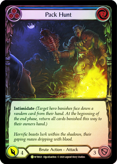 Pack Hunt (Blue) Rainbow Foil English