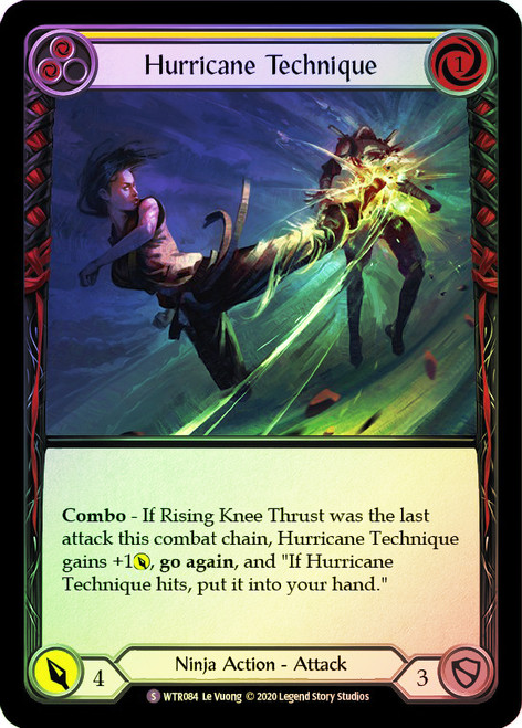 Hurricane Technique Rainbow Foil English