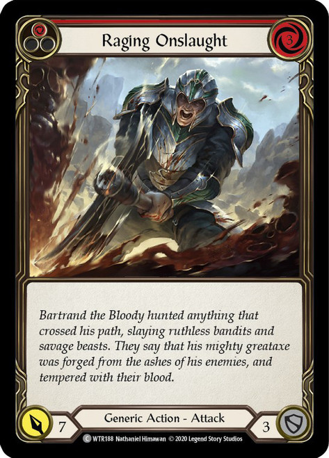 Raging Onslaught (Red) Non-foil English