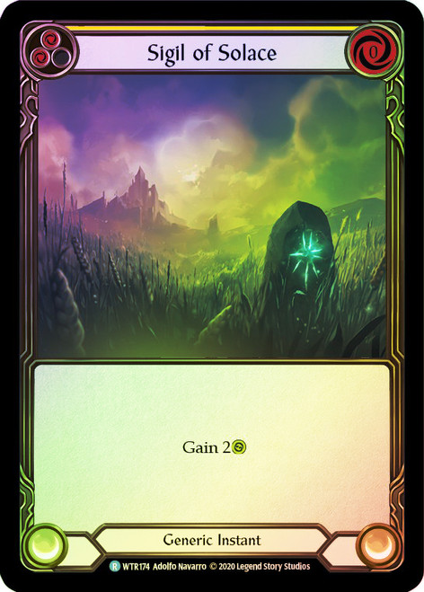 Sigil of Solace (Yellow) Rainbow Foil English