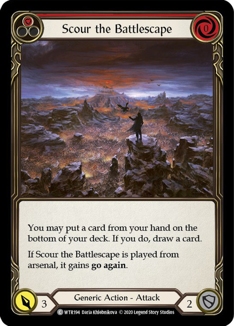Scour the Battlescape (Red) Non-foil English