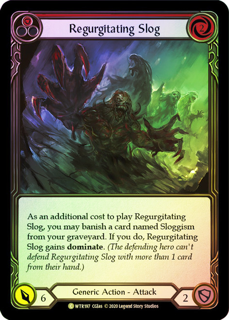 Regurgitating Slog (Red) Rainbow Foil English