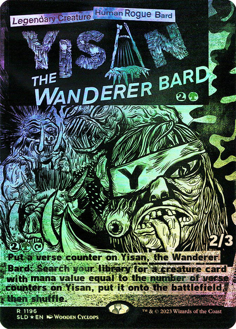 Yisan, the Wanderer Bard (Secret Lair) (Hand Drawn)\nPromo: General\nSingle\nMagic The Gathering