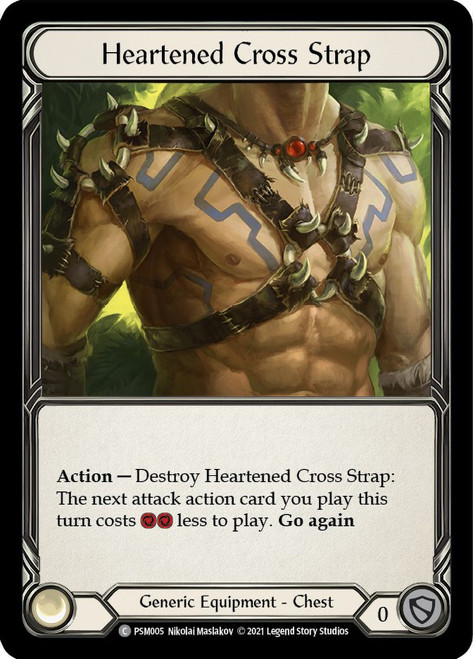 Heartened Cross Strap Non-foil English