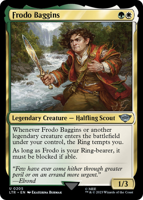 Frodo Baggins\nThe Lord of the Rings\nSingle\nMagic The Gathering