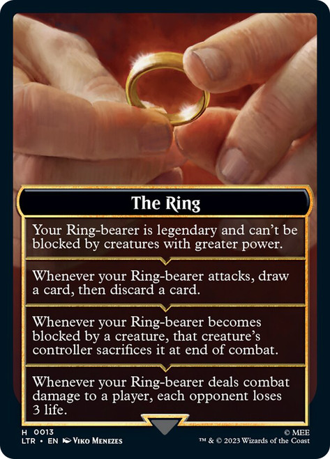 {The Ring} // {The Ring Tempts You}\nThe Lord of the Rings\nSingle\nMagic The Gathering