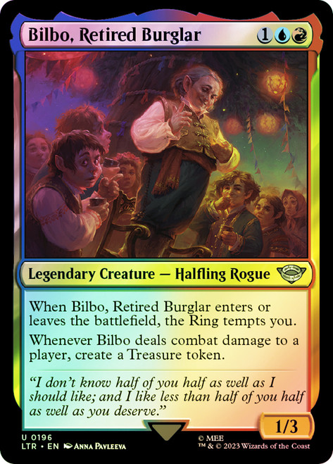 Bilbo, Retired Burglar\nThe Lord of the Rings\nSingle\nMagic The Gathering
