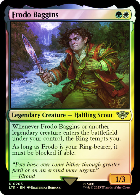 Frodo Baggins\nThe Lord of the Rings\nSingle\nMagic The Gathering