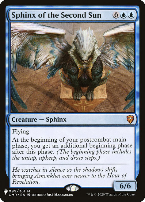 Sphinx of the Second Sun\nMystery Booster / The List\nSingle\nMagic The Gathering