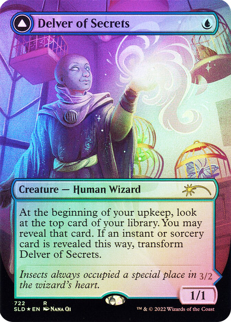Delver of Secrets // Insectile Aberration (Teenage Mutant Ninja