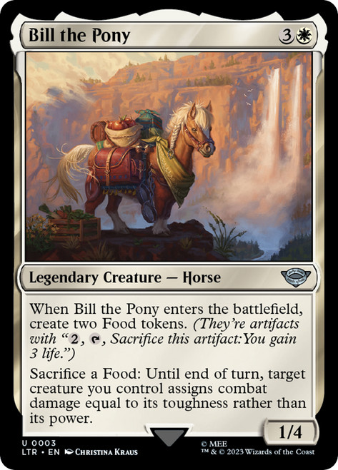 Bill the Pony\nThe Lord of the Rings\nSingle\nMagic The Gathering