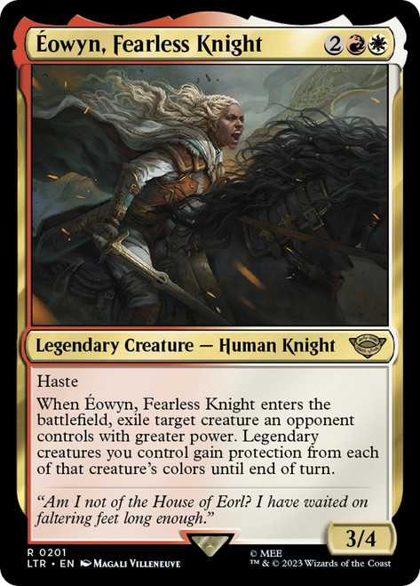 Eowyn, Fearless Knight\nThe Lord of the Rings\nSingle\nMagic The Gathering