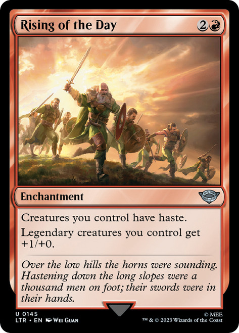 Rising of the Day\nThe Lord of the Rings\nSingle\nMagic The Gathering