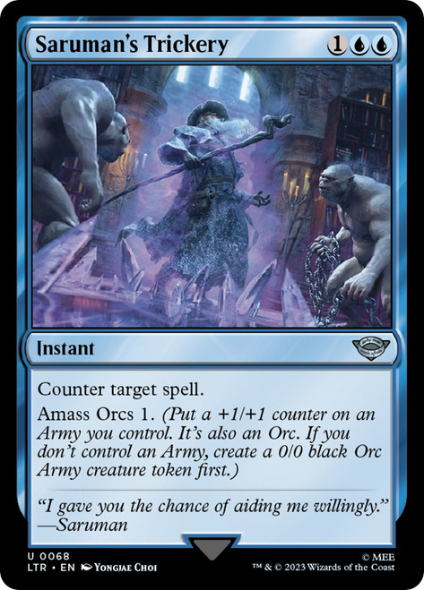Saruman's Trickery\nThe Lord of the Rings\nSingle\nMagic The Gathering
