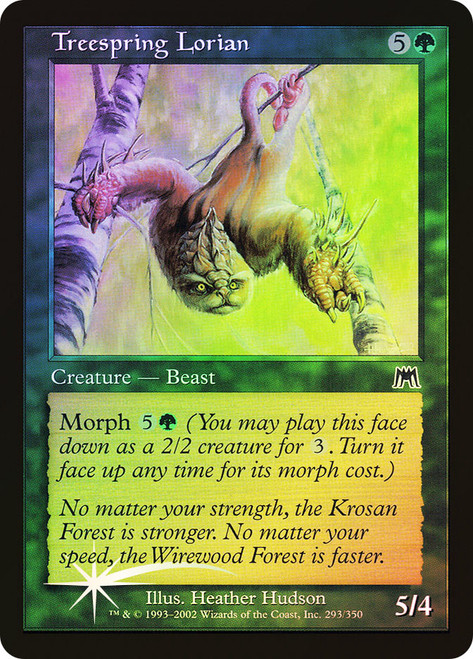Treespring Lorian\nOnslaught\nSingle\nMagic The Gathering