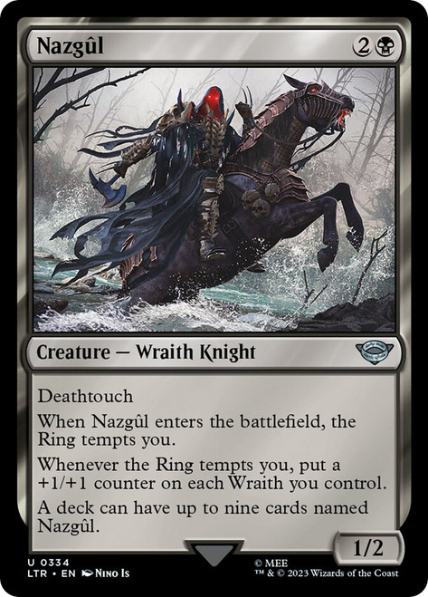 Nazgul (#334)\nThe Lord of the Rings\nSingle\nMagic The Gathering