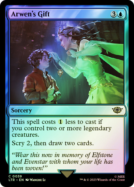 Arwen's Gift\nThe Lord of the Rings\nSingle\nMagic The Gathering
