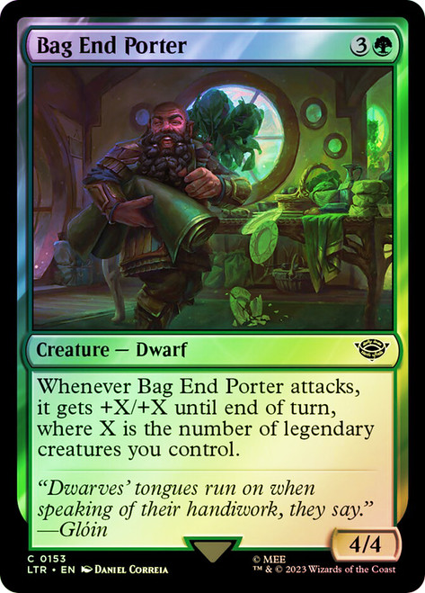 Bag End Porter\nThe Lord of the Rings\nSingle\nMagic The Gathering